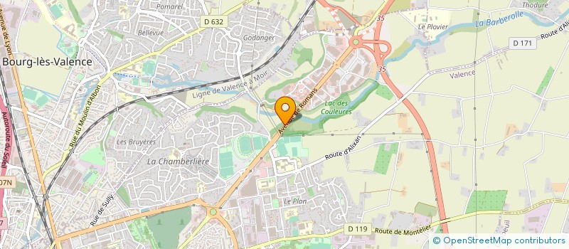 localisation de l'entreprise JDR à VALENCE