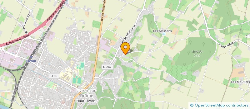 localisation de l'entreprise JDR IMMOBILIER  LIVRON-SUR-DROME