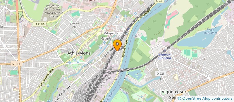 localisation de l'entreprise JDR SERVICES à ATHIS-MONS