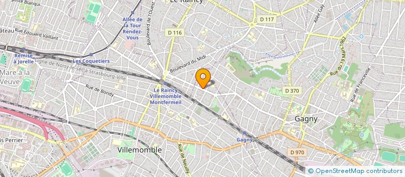 localisation de l'entreprise JDRL à VILLEMOMBLE