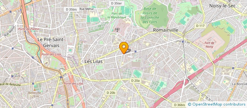 localisation de l'entreprise JDS à LES LILAS