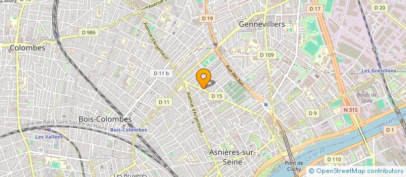 localisation de l'entreprise JDS à ASNIERES-SUR-SEINE
