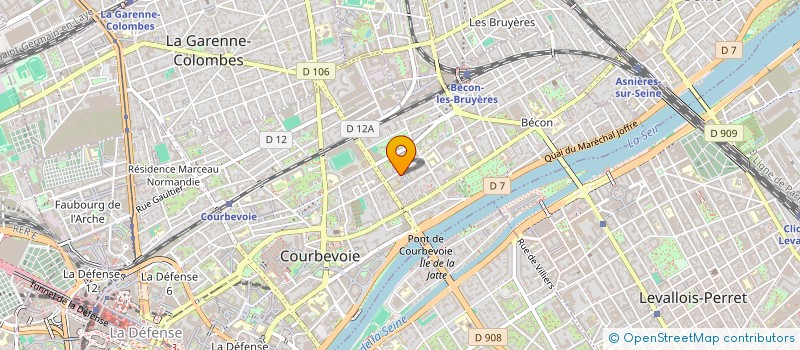 localisation de l'entreprise JDS APARTMENTS à COURBEVOIE