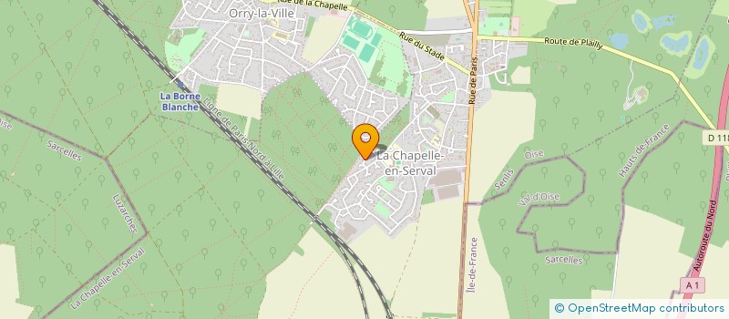 localisation de l'entreprise JDS CONCEPT  LA CHAPELLE-EN-SERVAL