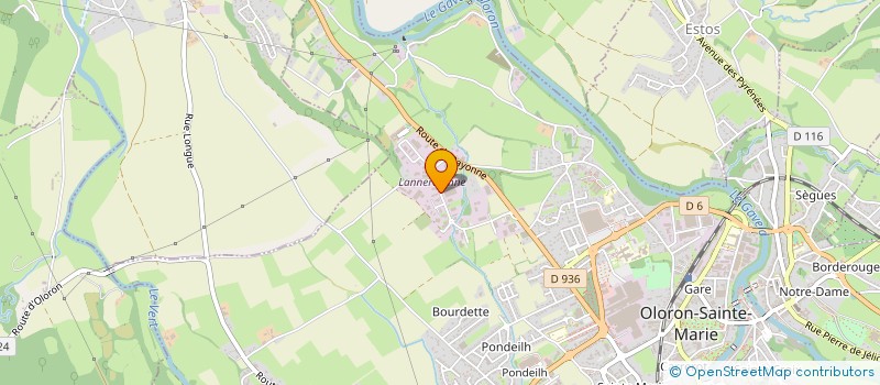 localisation de l'entreprise JDS ENVIRONNEMENT à OLORON-SAINTE-MARIE
