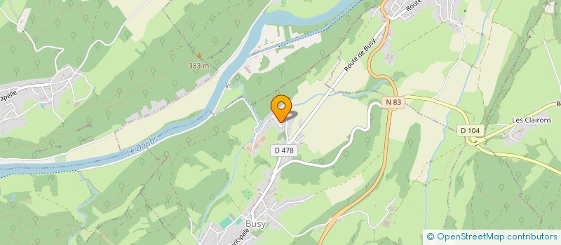 localisation de l'entreprise JDS INVEST  BUSY