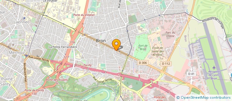 localisation de l'entreprise JDS LOGISTICS à BRON