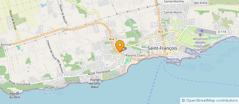 localisation de l'entreprise JDS RENT A CAR à SAINT-FRANCOIS