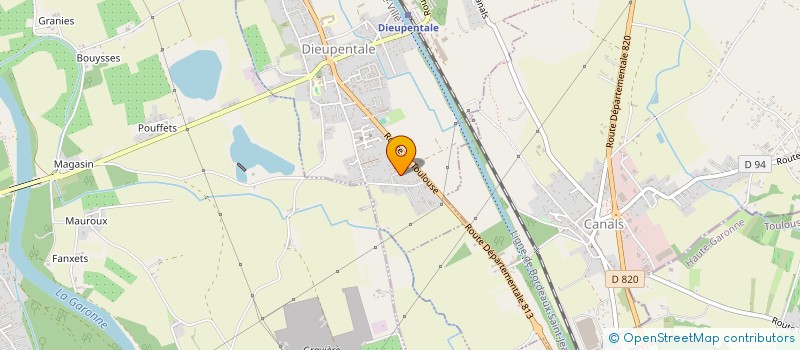 localisation de l'entreprise JDS TAXI  DIEUPENTALE