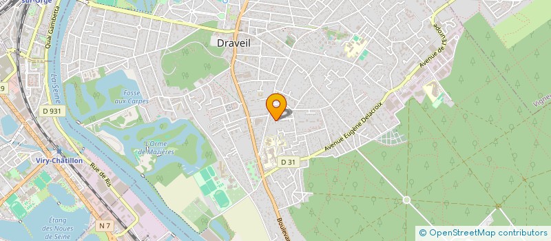 localisation de l'entreprise JDS TRANSPORT à DRAVEIL