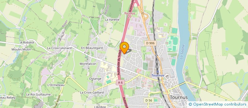 localisation de l'entreprise JDSI ( JEROME DUBUISSON SYSTEMES INCENDIE)  FARGES-LES-MACON