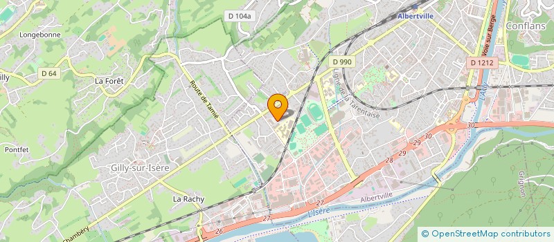 localisation de l'entreprise JDSTRAT  ALBERTVILLE