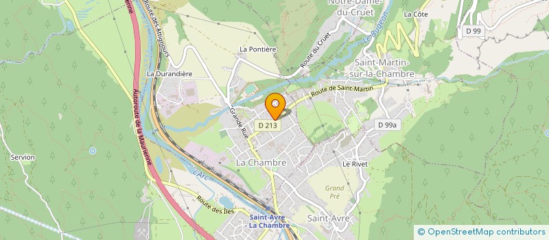 localisation de l'entreprise JDTC à SAINT-COLOMBAN-DES-VILLARDS