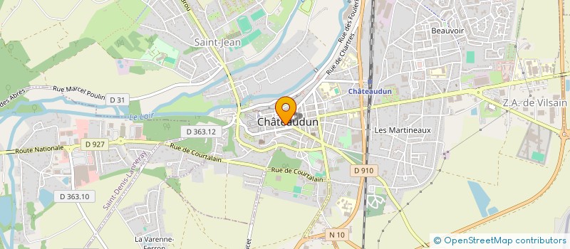 localisation de l'entreprise JDV à CHATEAUDUN
