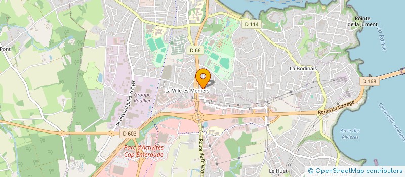 localisation de l'entreprise JDV  DINARD