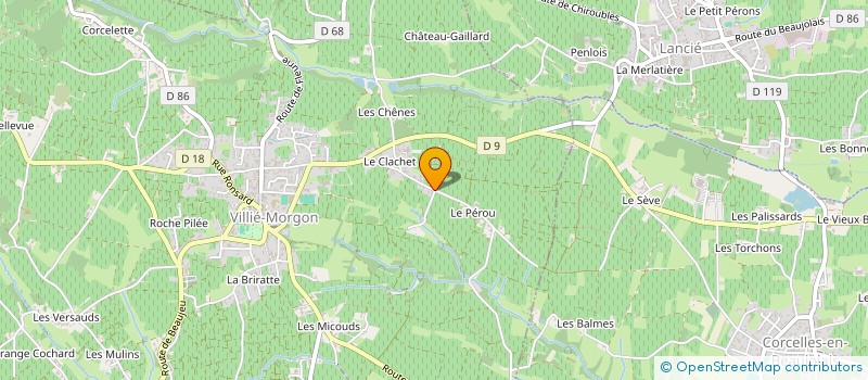 localisation de l'entreprise JDV3M  VILLIE-MORGON