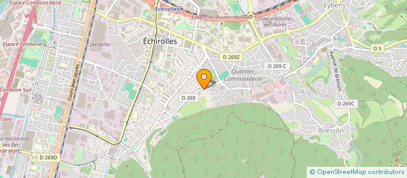 localisation de l'entreprise JDVB à ECHIROLLES