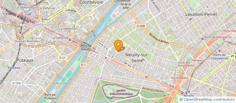 localisation de l'entreprise JDW DESIGN STUDIO à NEUILLY-SUR-SEINE