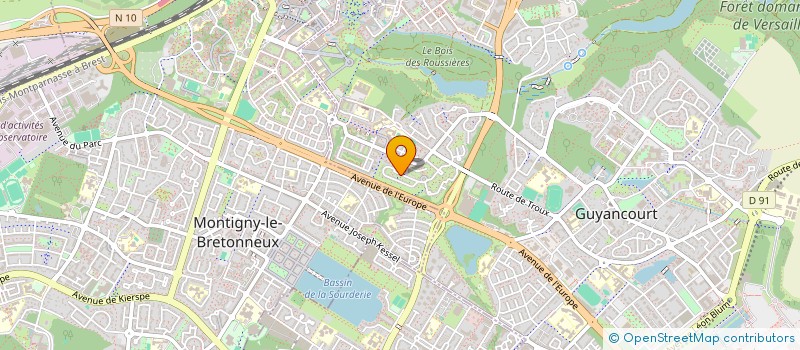 localisation de l'entreprise JDZ STUDIO  GUYANCOURT