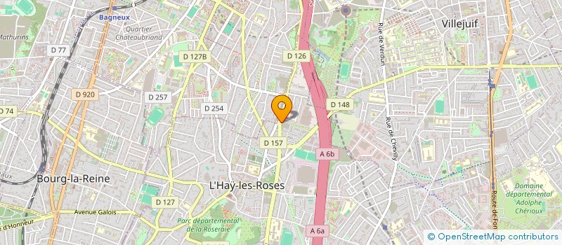 localisation de l'entreprise JE 2000 (JEUNES : ESPOIR 2000)  L'HAY-LES-ROSES