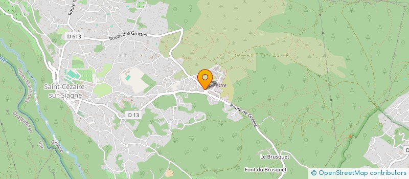 localisation de l'entreprise JE AND CO à SAINT-CEZAIRE-SUR-SIAGNE