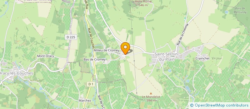 localisation de l'entreprise JE CHANTE  SAINT-SERNIN-DU-PLAIN