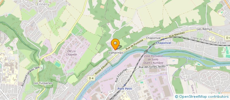 localisation de l'entreprise JE CONCEPT à AUVERS-SUR-OISE