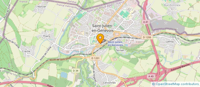 localisation de l'entreprise JE DANSE DONC JE SUIS à SAINT-JULIEN-EN-GENEVOIS