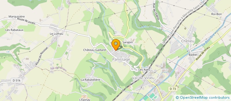 localisation de l'entreprise JE DIS ART  VAL-DE-VIRIEU