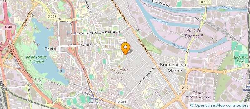 localisation de l'entreprise JE DISTRIBUTION  CRETEIL