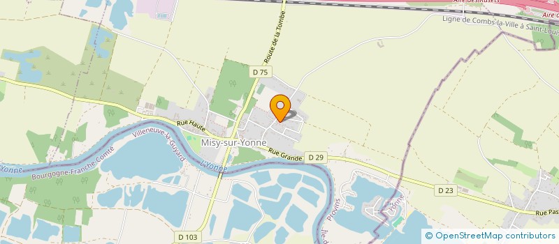 localisation de l'entreprise JE&IA IMMO  MISY-SUR-YONNE