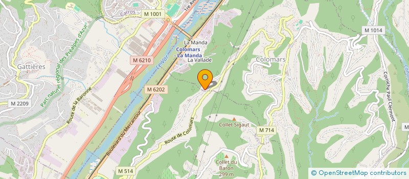 localisation de l'entreprise JE. IK  COLOMARS