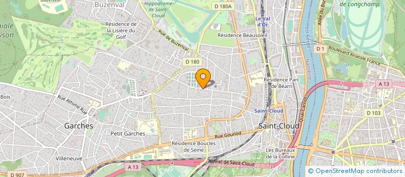 localisation de l'entreprise JE INVEST à SAINT-CLOUD