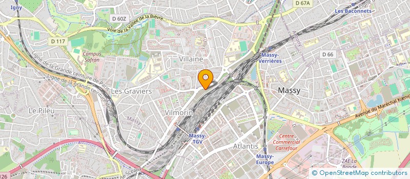 localisation de l'entreprise JE LAGUE à MASSY