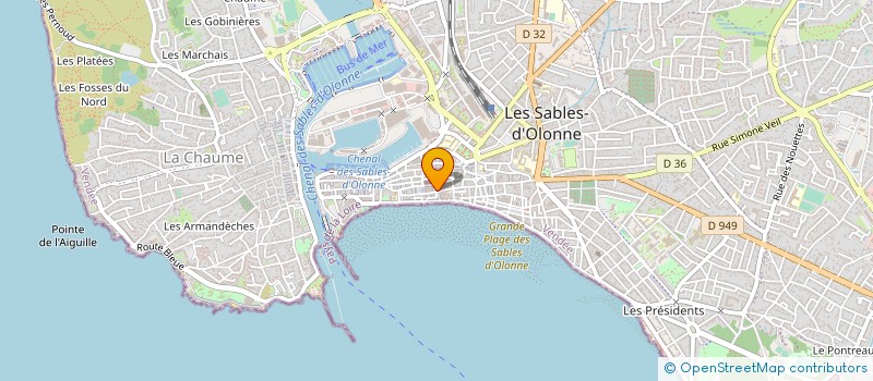 localisation de l'entreprise JE LOUE POUR VOUS à LES SABLES D'OLONNE