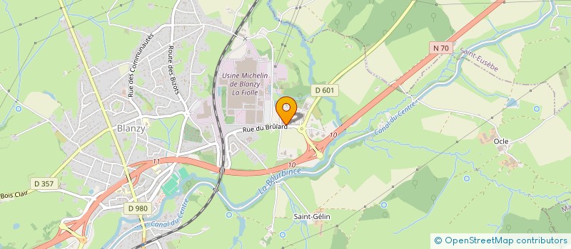 localisation de l'entreprise JE LOUE UN BOX  BLANZY