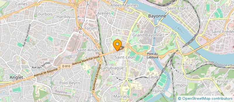 localisation de l'entreprise JE M'EXPRIME à BAYONNE