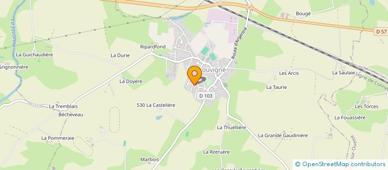 localisation de l'entreprise JE MAM'USE  LOUVIGNE