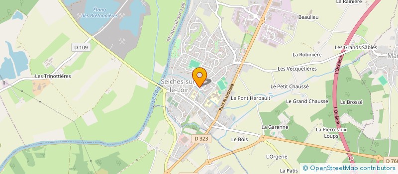 localisation de l'entreprise JE MAM'USE ET RIGOLE à SEICHES-SUR-LE-LOIR