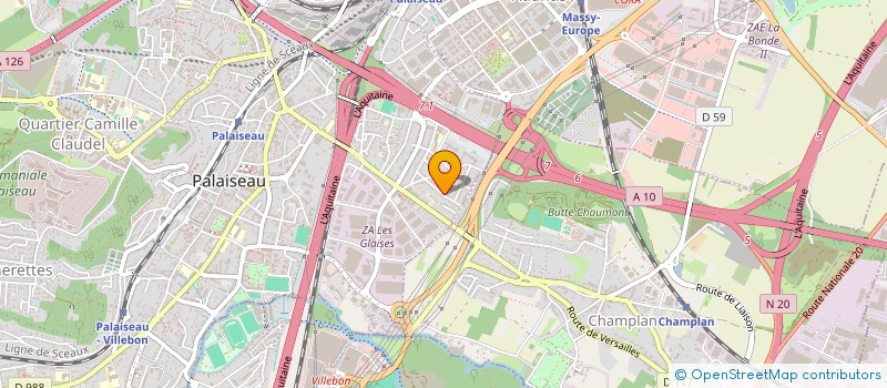 localisation de l'entreprise JE MANGE à PALAISEAU