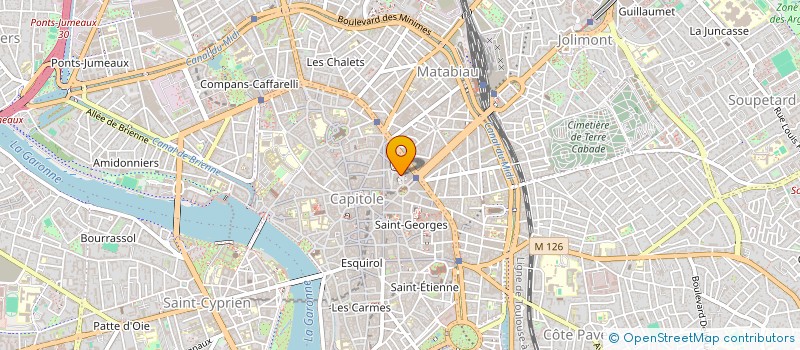 localisation de l'entreprise JE MANGE BIEN A VICTOR HUGO  TOULOUSE