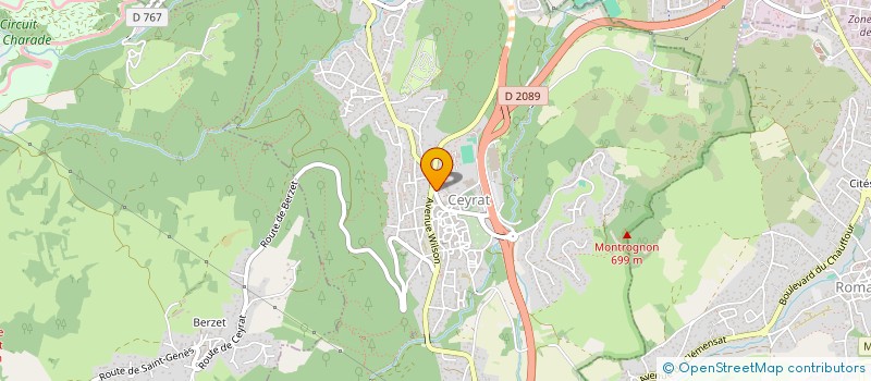 localisation de l'entreprise JE ME M'ART  CEYRAT