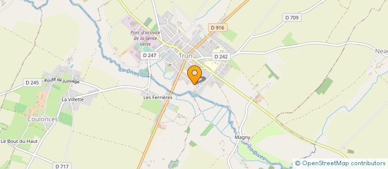 localisation de l'entreprise JE ME SOUVIENS DE MA NORMANDIE à TRUN