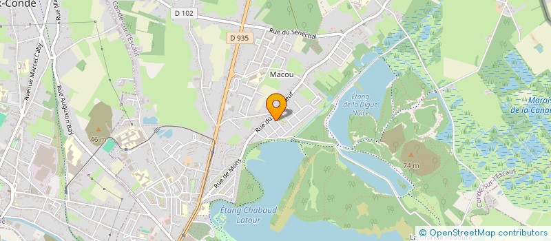 localisation de l'entreprise JE N'AI PAS HONTE  CONDE-SUR-L'ESCAUT