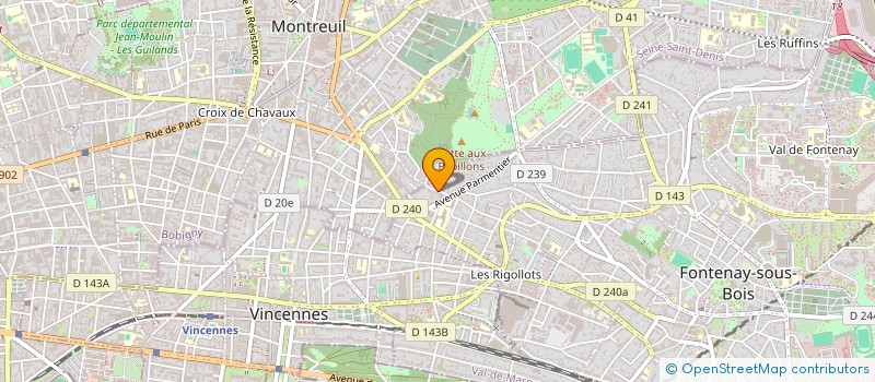 localisation de l'entreprise JE NE SAIS QUOI COMPANY à FONTENAY-SOUS-BOIS