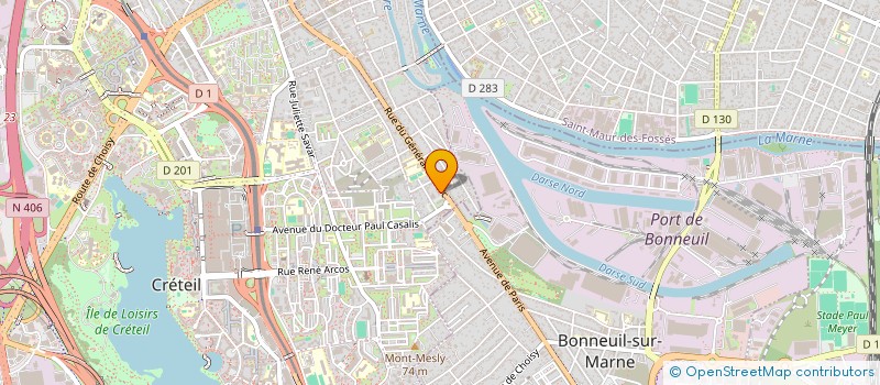 localisation de l'entreprise JE PARLE L'EUROPE  CRETEIL