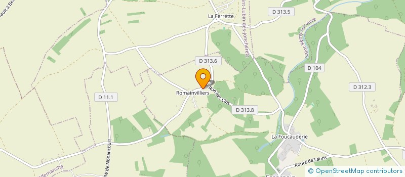 localisation de l'entreprise JE PEDALE POUR EUX à ESCORPAIN