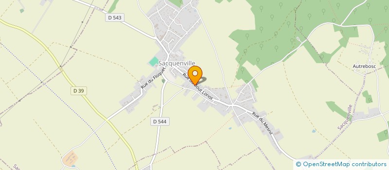 localisation de l'entreprise JE PEUX PAS J'AI PING PONG (JPP2)  SACQUENVILLE