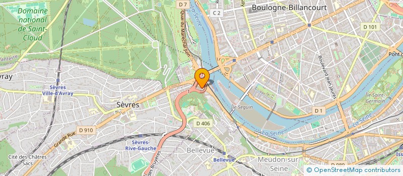 localisation de l'entreprise JE RECHERCHE à SEVRES