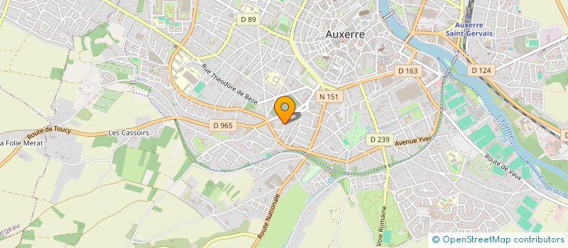 localisation de l'entreprise JE REVE DE CHANGER à AUXERRE
